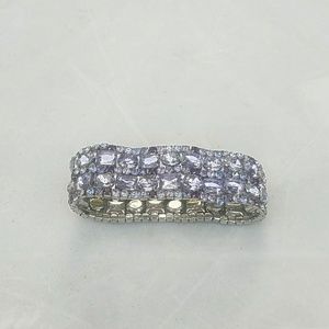 Purple Rhinestone Bracelet